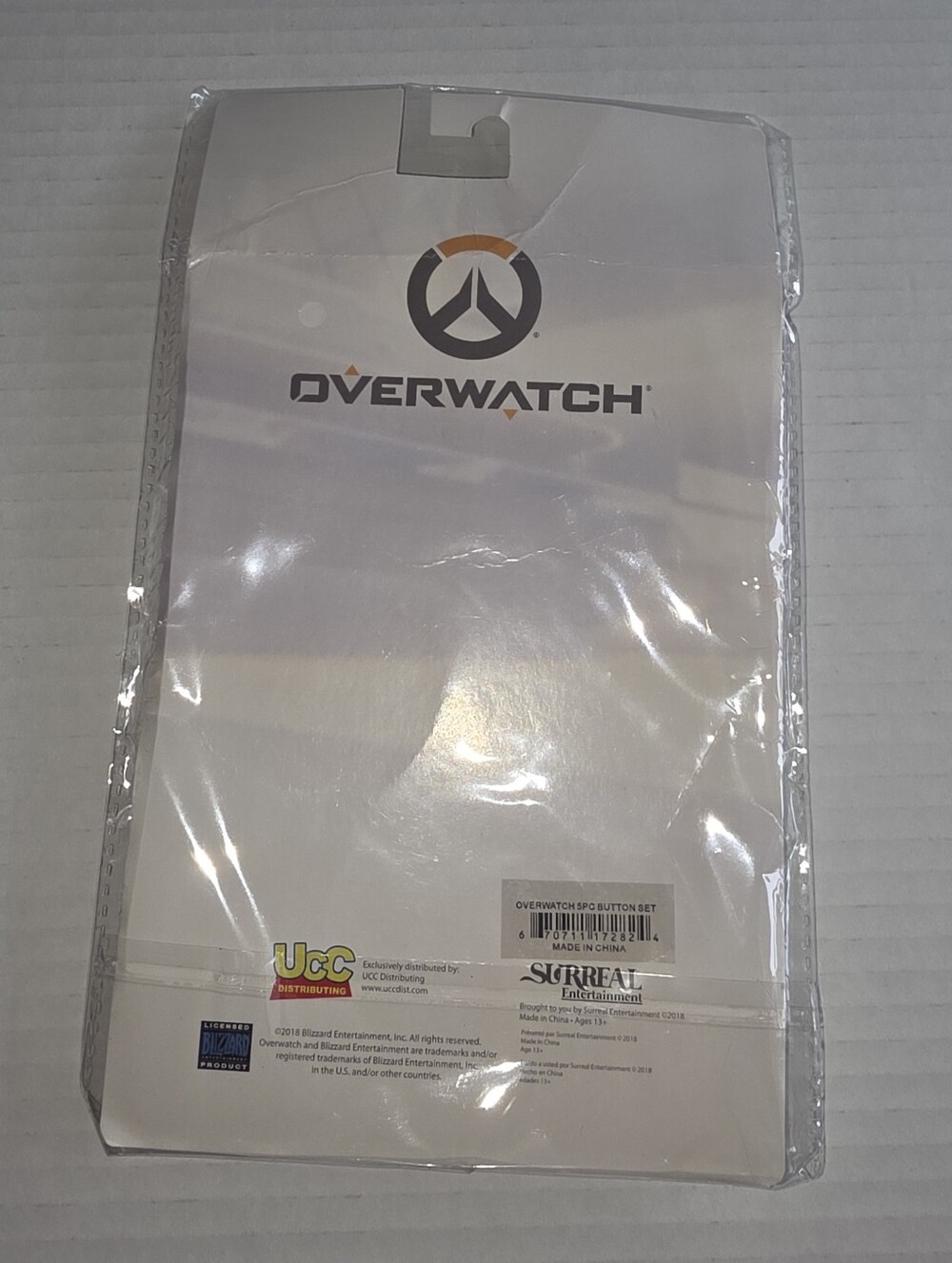 NIP Overwatch 5-Pack Button Set - Multi Color Character Pins - Picture 2 of 4